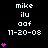 Static pixel art displays repeated text and pink heart symbols on a black background with a gray corner.