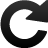 Black curved arrow icon with a white interior, forming a partial circle against a light gray background.