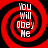 Four identical red and black spiral patterns with white text reading 'You Will Obey Me' arranged in a