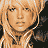 A contact sheet of 10 animated frames from a Britney Spears-themed AIM buddy icon featuring pixelated images, text overlays, and belly button piercings across multiple panels.