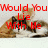 A static image of a cat lying down with red text overlaid, reading "Would You And Just Lie With Me Forget The World?".