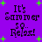 Purple background with green plus signs and pixelated text reading "It's Summer So.. Relax!" in four repeated sections.