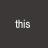 A dark gray background displays white text reading 'this icon moves wayyyy too fast! to see' with a light gray rectangle in the bottom right corner.