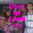 A pixelated group of people with pink text overlays changing across frames, showing a shift from 'Dont We Look So' to 'SExxY??' and then to a blank frame.