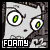 A 4x3 contact sheet of animated frames showing a cartoon character's face with green eyes and the text "FOAMY" in varying color states, displayed on a gray background.