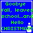 Blue background with green pixelated text reading 'Goobye fall, leaves school...and Hello CHRISTMAS!' and a white pixelated snowman icon.