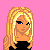 Pixel art animation featuring two female figures on pink background with hearts and text "I Love You!"