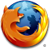 A circular icon featuring a stylized orange fox with a curled tail encircling a blue globe with dark blue landmasses, rendered in pixelated style with gradient orange and yellow outer ring.
