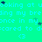 A static image with a bright cyan background displaying repeated text and small star symbols.