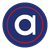 Circular icon with dark blue background, red outer ring, and white stylized 'C' symbol at center.