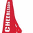 Red cone-shaped 'CHEERLEADER' text on white background with blue text overlays changing across frames.