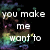 Pixelated text on a dark background with shifting colorful abstract patterns, displaying sequential phrases.