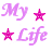 six pixelated icons with purple text and colored hearts, displaying variations in heart colors across different
