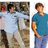 Two men stand side-by-side; one in a light blue shirt with arms outstretched, the other in a teal shirt with hands in pockets, next to pixelated blue text.