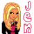 Animated contact sheet of a pixel art character with blonde hair and pink text "JEN" in various states across 7 frames.