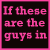 black squares with pink borders contains text fragments and a central photo of five people, some making hand gestures