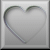 heart-shaped icons with overlaid text fragments in a cursive font, displaying partial phrases like 'With', 'Deep', 'Siest', and 'Sym'