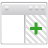 Static pixel art of a split-screen interface with a green plus sign on a checkered background in the right panel.