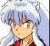 Pixelated anime-style character portraits with text labels, including InuYash, Edward, and Sora, arranged in a