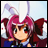A pixelated anime-style character with pink hair and red eyes on the left, next to a black background with white text reading "Anime IM" above smaller stylized text "COM" on the right.