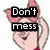 Animated cartoon pig with pink ears and snout, smiling, with black text boxes covering its eyes in the first frame, then text changing to 'with ME' in the second frame.
