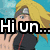 Four- of pixelated anime characters with overlaid text; top-left character has blonde hair and a headband, bottom-left shows the same character's close-up face
