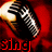 A static image of a vintage microphone with red background and partial text reading "sing for Your Life" in pixelated font.