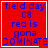 Red background with blue text reading 'field day 08 red is gona DOMINATE' and a white border; the rightmost frame shows a small white cursor-like shape.