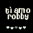 Pixelated text 'ti amo robb' with five star-like symbols below, displayed on a black background in two side-by-side frames showing animation changes.