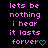 Pixelated text in pink and blue on black background with repeated phrases and heart symbols.