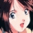 A pixelated anime-style character face on the left side of a contact sheet with