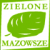 Green leaf icon with pixelated text above and below, framed by green border on white background.