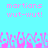 Pixelated cyan background with pink text reading 'mortions wut-wut!' repeated twice, and a of abstract pink-and-cyan shapes at the bottom