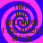 Four identical display text over a blue and pink spiral background with pixelated text reading 'nikki jojo and mikey r the cutest lil kids' in black font