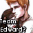 four showing characters with text overlays: 'Team Edward?', 'Team Jacob', 'Y not kiss something real?', and 'I'm Team Taylor' in red, yellow, and white fonts