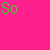 A static image with bright pink background and green pixelated text reading "So what if music is my life? At least I have one." in multiple repeated arrangements.