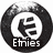 Black and white circular icon with stylized 'E' symbol inside a ring, text 'Enties' at bottom.