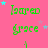 Green text 'lauren grace' on pink background with scattered stars, some stars change color from light blue to purple across frames.