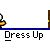 Pixelated character in yellow and blue clothing moves through a sequence of poses against gray background with vertical brown poles.