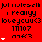Red background with repeated text and symbols in black, white, and gray; animated heart icons appear sequentially across three