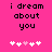 Pixelated text on bright pink background with five heart symbols below, two versions showing heart animation.