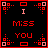 A 48x48 pixel animated buddy icon split into two frames showing a black and red text-based design on the left and green "Original Icons .com" branding on the right, with no visible animation changes between frames.