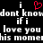 Black background with white pixelated text and a red heart symbol, displaying repeated phrases about love and uncertainty.