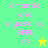 Pixelated text and symbols on a split background with cyan, green, yellow sections; pink text reads "amanda and alyssa p. BFFL" with heart and star icons.