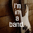 A four- of pixelated text overlays on a brown background with white and black shapes, displaying sequential phrases