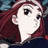 A pixelated anime-style character with red hair and a white face on the left, next to black background text reading "Anime IM" above smaller stylized "cOM" text on the right.