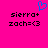 A bright pink background displays two identical pixelated text blocks with a blue heart symbol above them.