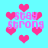 Pixelated cyan background with pink hearts and 'stay strong' text in purple pixel font, arranged in repeating pattern.