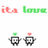 Pixel art icon with two robot figures, text elements, and a blue background.