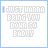 25 static frames showing a pixelated text animation where 'I JUST WANNA BANG YOU DOWN SO BADLY' changes character by character with color shifts